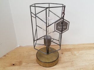 New Geometric Accent Lamp, 12 in, battery powered LED