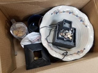 Tabletop Fountain and Decor Set
