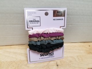 New Scunci Scrunchies 6-Pack