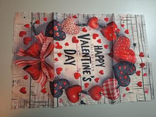 Valentine Garden Flag, 17x11.5, new