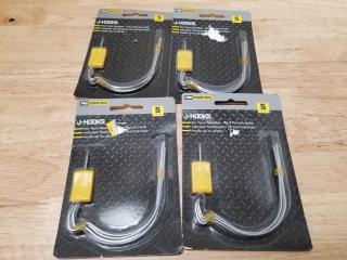 New J-Hooks Set of 4