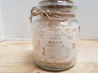 New Warm Vanilla Bath Salts