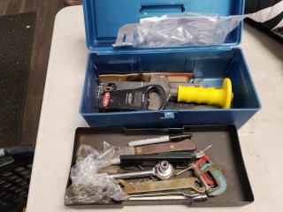 Assorted Hand Tools in toolbox