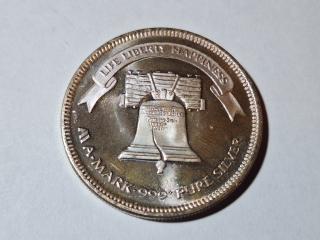 1 Troy Ounce .999 silver round