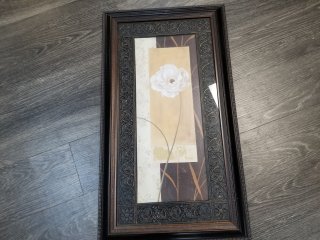 Framed Floral Art Print