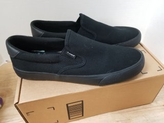 Lugz Black Slip-On Shoes, mens 9
