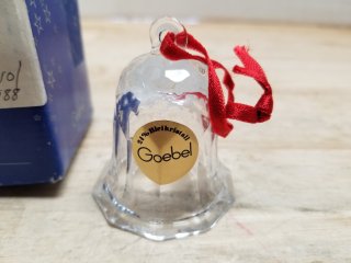 New Goebel Crystal Bell, 3 in