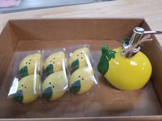 New Lemon Shaker Set with Dispenser