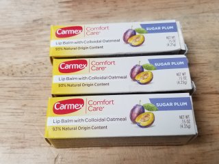 New Carmex Sugar Plum Lip Balm Set