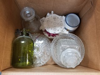 Assorted Glassware Box