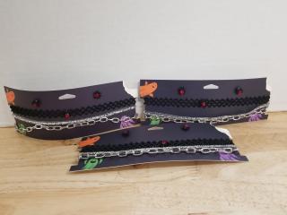 New Halloween pierced earrings and necklace sets