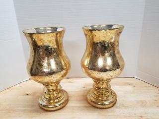 New metal Holiday decor each 12 by 6 inch