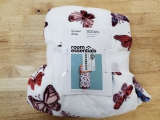 New Butterfly Shower Wrap