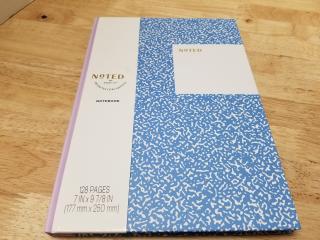 New Blue Speckled Notebook