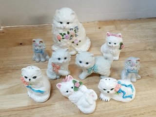 Assorted Cat Figurines