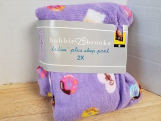 New Bobbie Brooks Donut Sleep Pants 2X