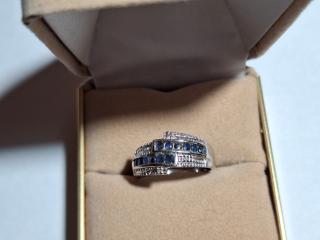 Marked 925 silver ring, size 7, new