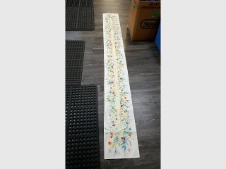 New Floral table runner, 10 ft