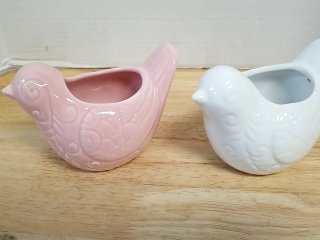 New Ceramic Bird Planters