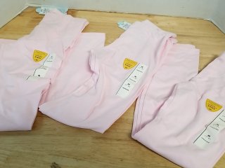 New 3 Pink Kids Leggings, medium 