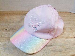 New Pink Butterfly Baseball Cap