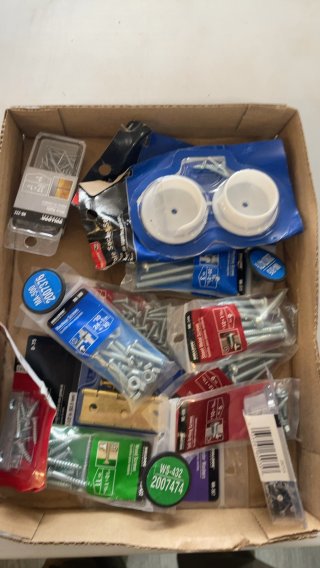 New Assorted Hardware Screws Bolts