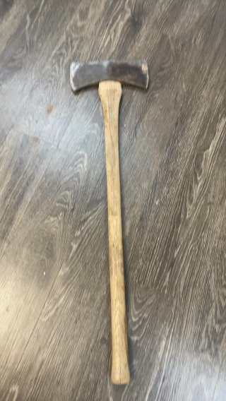 Vintage Wooden Axe
