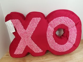New XO Plush Pillow, 14 in