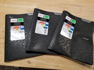 New Five Star folders