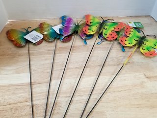 New Butterfly Garden Stakes