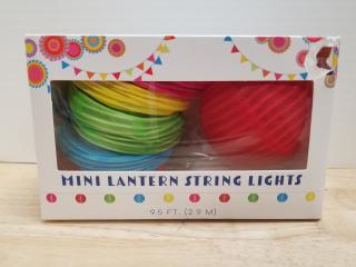 New Mini Lantern String Lights 9.5 ft long
