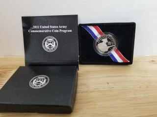 2011 US Army comm. Uncirculated clad half dollar 