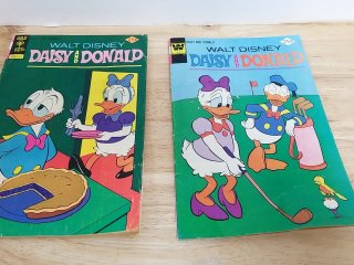 Vintage Daisy and Donald Comics 25 cent