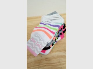 New Multicolored Ankle Socks for tots size 3-5T