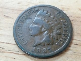 1887 Indian Head Penny