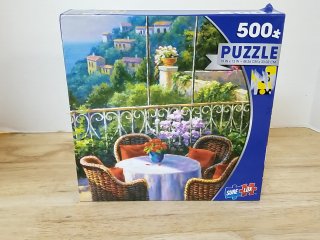 New 500+ Piece Scenic Puzzle
