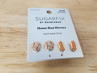 New Sugarfix Home Run Heroes Earrings