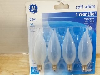 New GE Soft White 60W Bulbs