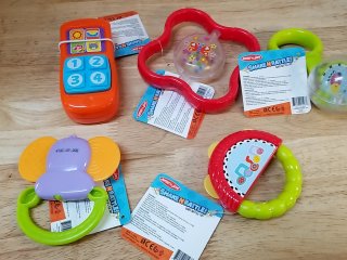 New Baby Rattles and Toys