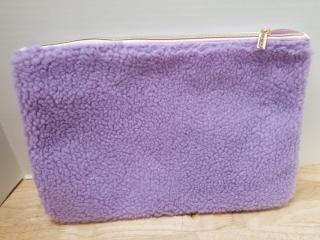 New Purple Fuzzy Pouch
