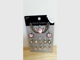 New Pink Crystal Jewelry Set