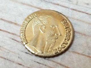 1865 Maximilian Emperor Gold Coin
