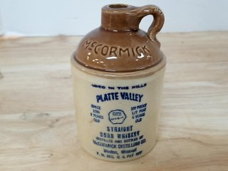 Vintage McCormick Whiskey Jug, exc cond, 6 in