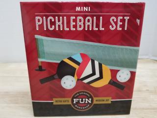 New mini pickleball set