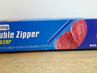 New Double Zipper Freezer Bags