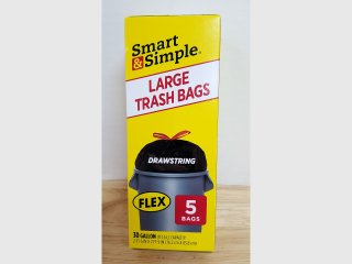 New Smart & Simple Large Trash Bags
