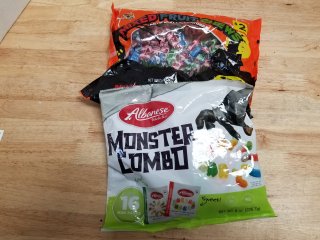 New Assorted Candy Bags, no exp found