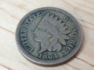 1864 Indian Head Penny