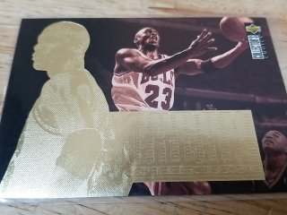 New Michael Jordan Gold Card
