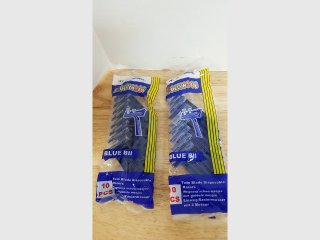 New Blue Blade Razors